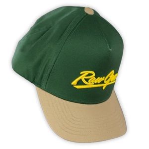 Two Tone Hat — Green & Khaki